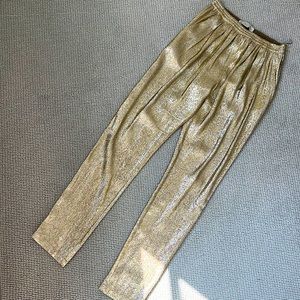 Stella McCartney - Gold jogger pants